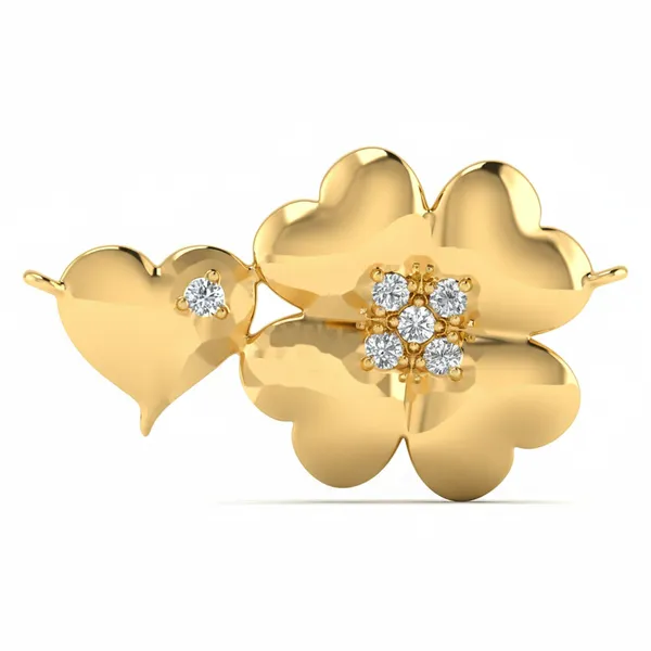 Resplendent Feather Diamond Pendant - Laboratory-Grown Diamond Pendant