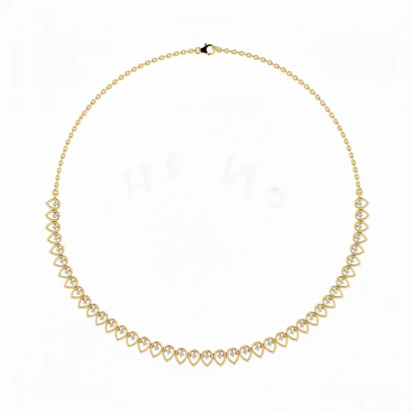 Vivid Riviera Diamond Necklace - Laboratory-Grown Diamond Necklace