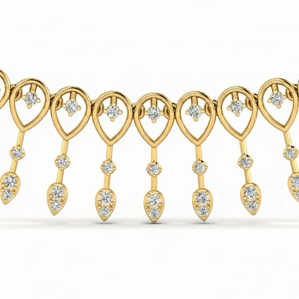 Vivid Riviera Diamond Necklace - View 4