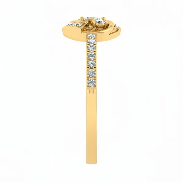 Statuesque Regalia Diamond Ring - View 4