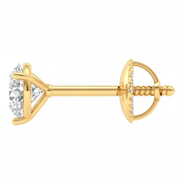 Capriccio Petal Diamond Studs - View 3