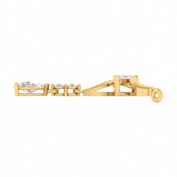 Luminous Celestial Diamond Mangalsutra - View 3