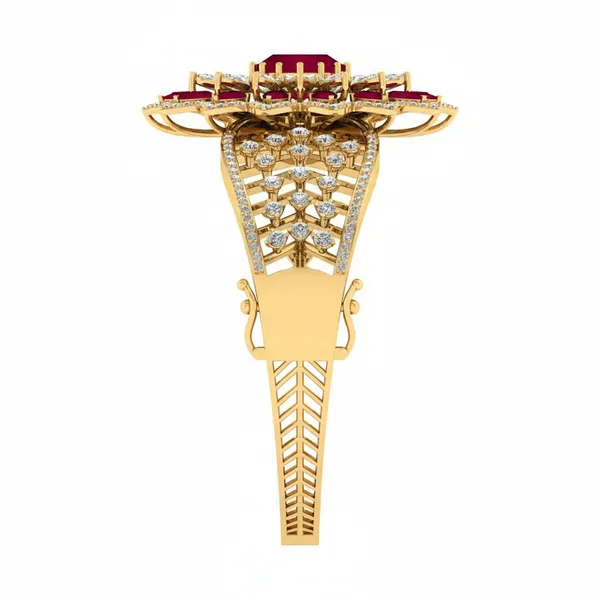 Stunning Sparkle Diamond Bangle - View 4