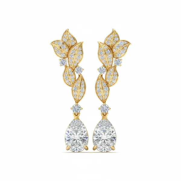 Dolcezza Sunburst Tiered Earrings - Laboratory-Grown Diamond Earrings