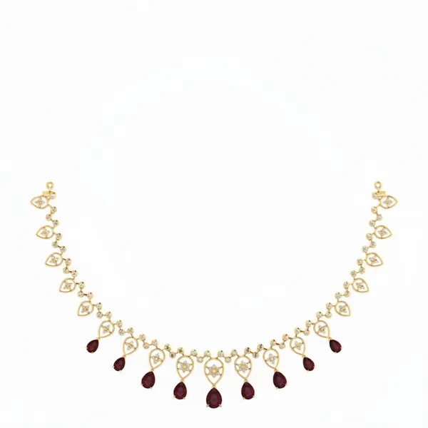 Glittering Riviera Diamond Necklace - Laboratory-Grown Diamond Necklace