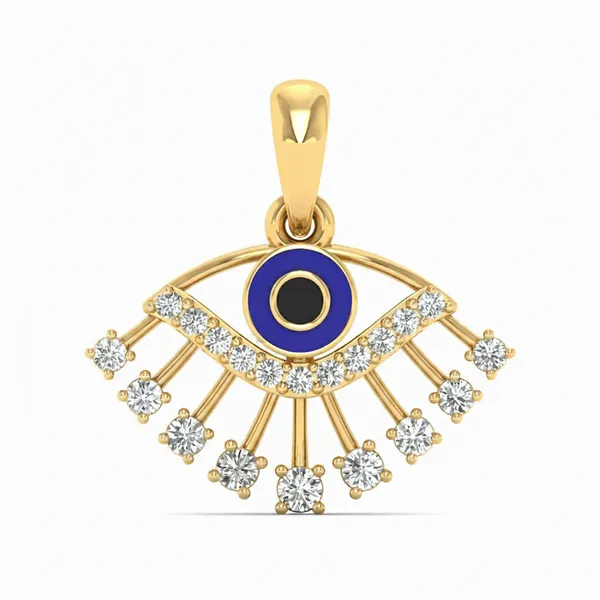 Vivid Leaf Diamond Pendant - Laboratory-Grown Diamond Pendant