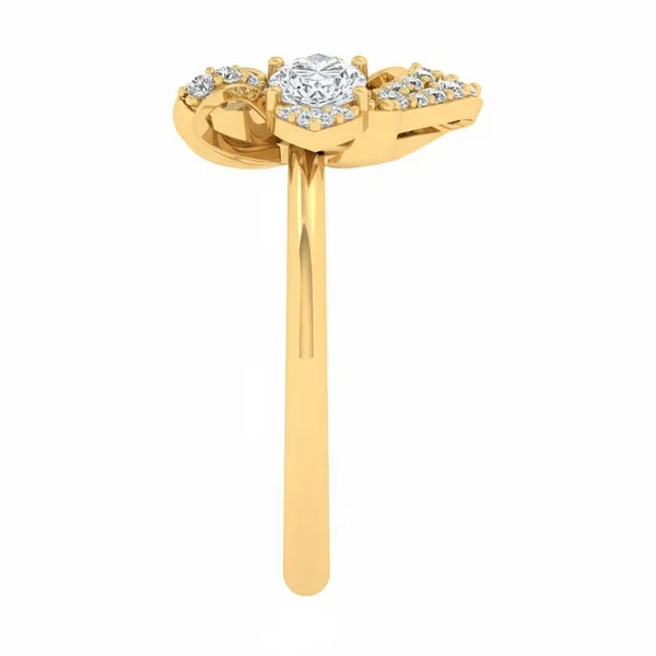 Sparkling Micropave Diamond Ring - View 4
