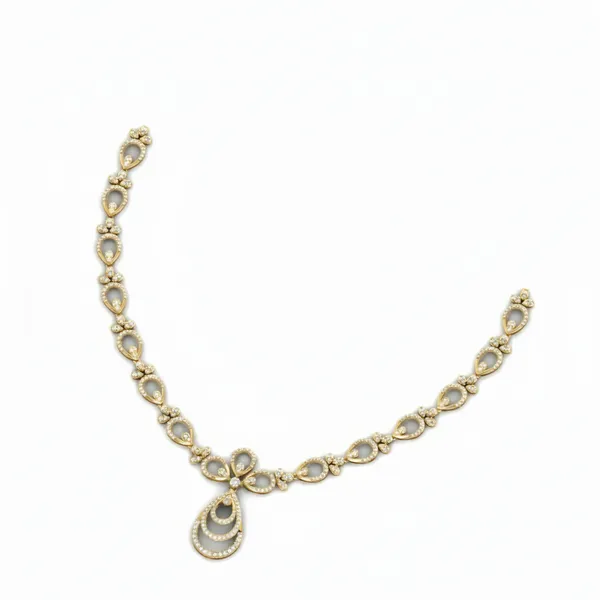 Whimsical Accent Diamond Necklace - View 3
