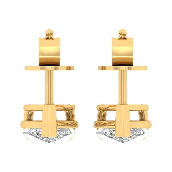 Marceline Peacock Diamond Studs - View 4