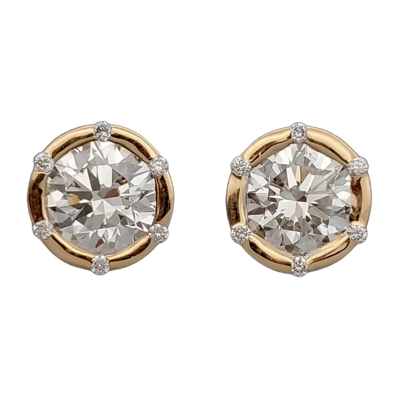 Serene Whisper Diamond Stud Earrings MNES1025
