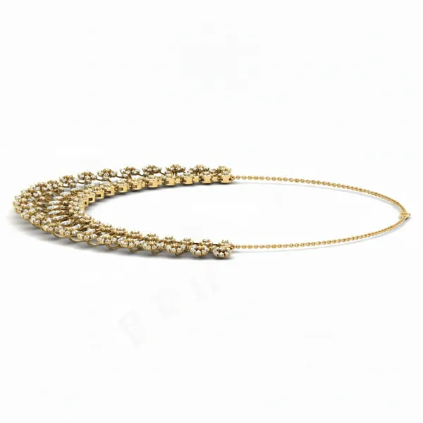 Bespoke Collar Diamond Necklace - View 2