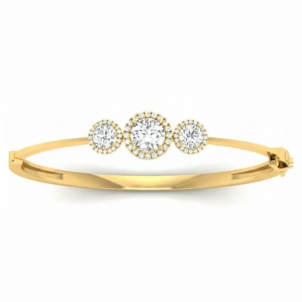 Serene Classic Diamond Bangle - Laboratory-Grown Diamond Bangle