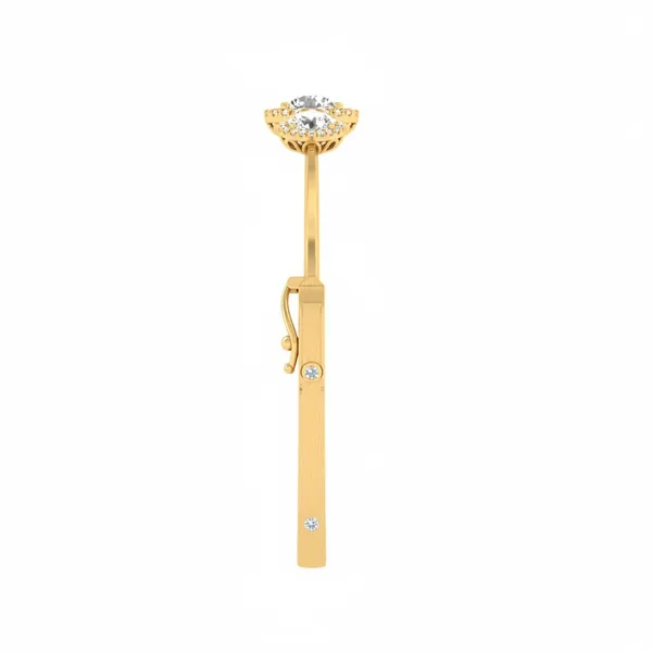 Serene Classic Diamond Bangle - View 4