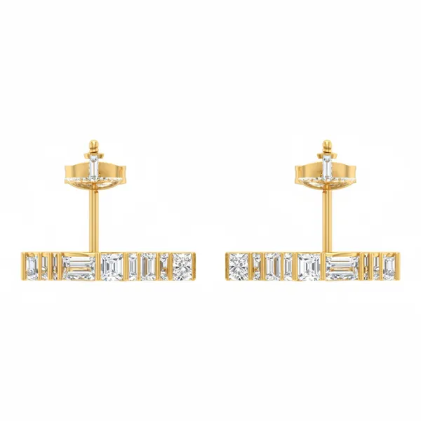 Dahlia Dewdrop Pendant Earrings - View 4