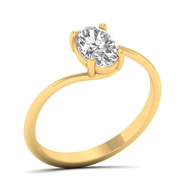 Shimmering Micropave Diamond Ring - Laboratory-Grown Diamond Ladies Ring