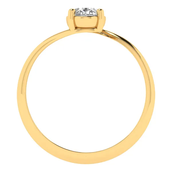 Shimmering Micropave Diamond Ring - View 3