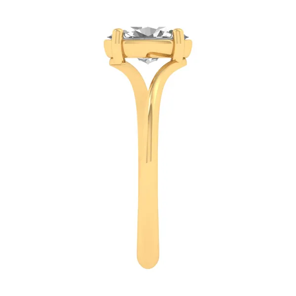 Shimmering Micropave Diamond Ring - View 4