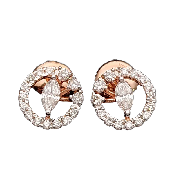 Graceful Whisper Diamond Stud Earrings - Laboratory-Grown Diamond Stud Earrings
