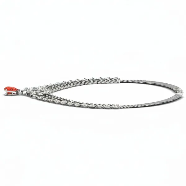 Pristine Rope Diamond Necklace - View 2