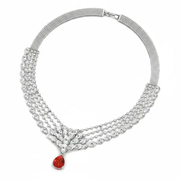 Pristine Rope Diamond Necklace - View 3
