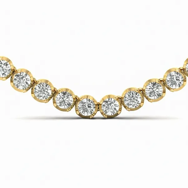 Bespoke Layered Diamond Necklace - View 4
