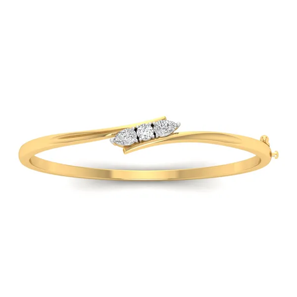 Refined Radiance Diamond Bangle - Laboratory-Grown Diamond Bangle
