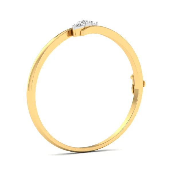 Refined Radiance Diamond Bangle - View 2