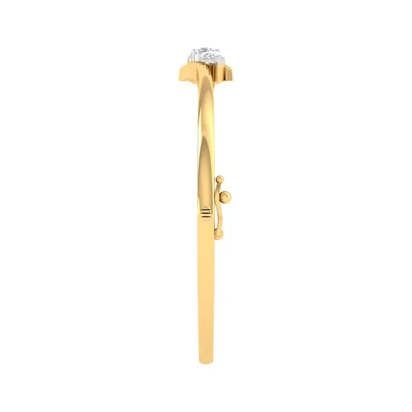 Refined Radiance Diamond Bangle - View 4