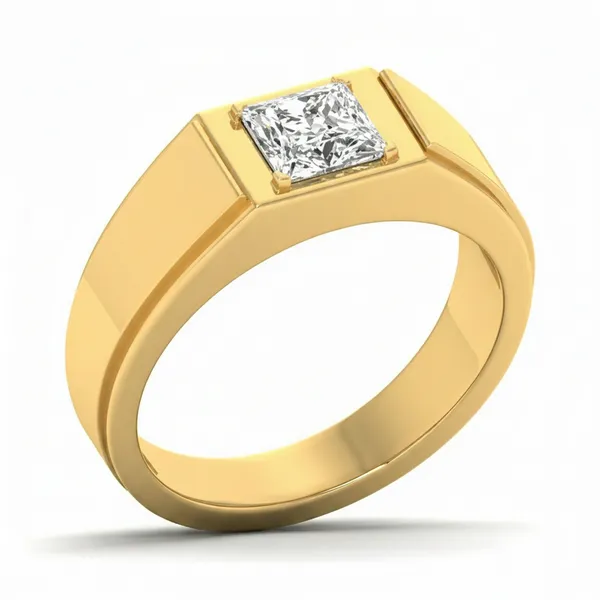 Radiant Infinity Diamond Ring - Laboratory-Grown Diamond Ladies Ring