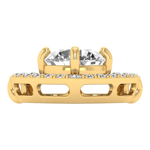 Ethereal Butterfly Diamond Pendant - View 4