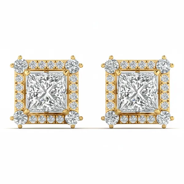 The Isolde Crescent Swing Earrings - Laboratory-Grown Diamond Earrings