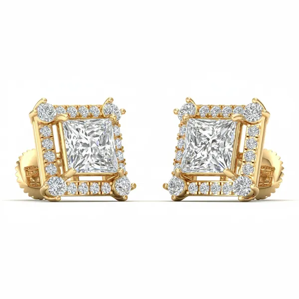 The Isolde Crescent Swing Earrings - View 2
