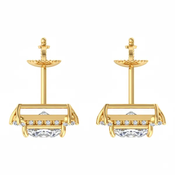 The Isolde Crescent Swing Earrings - View 4