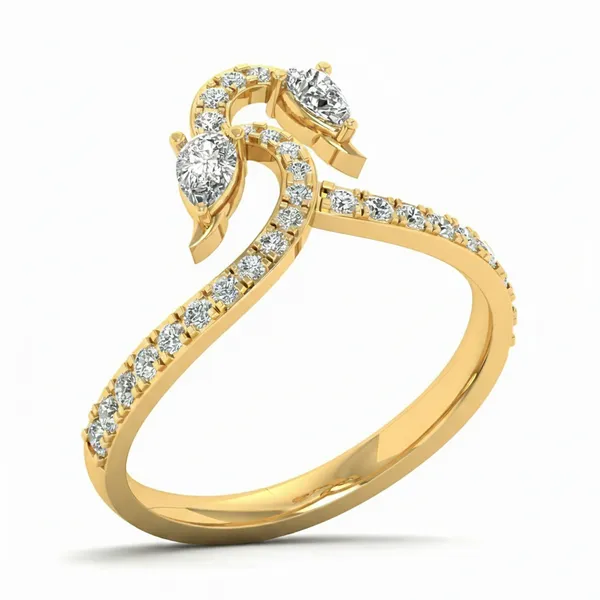 Bespoke Starlight Diamond Ring - Laboratory-Grown Diamond Ladies Ring
