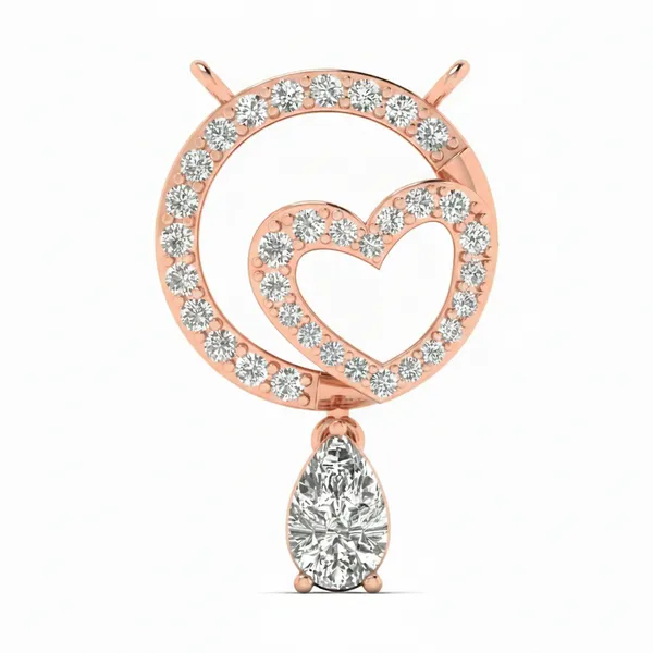 Shimmering Geometric Diamond Pendant - Laboratory-Grown Diamond Pendant