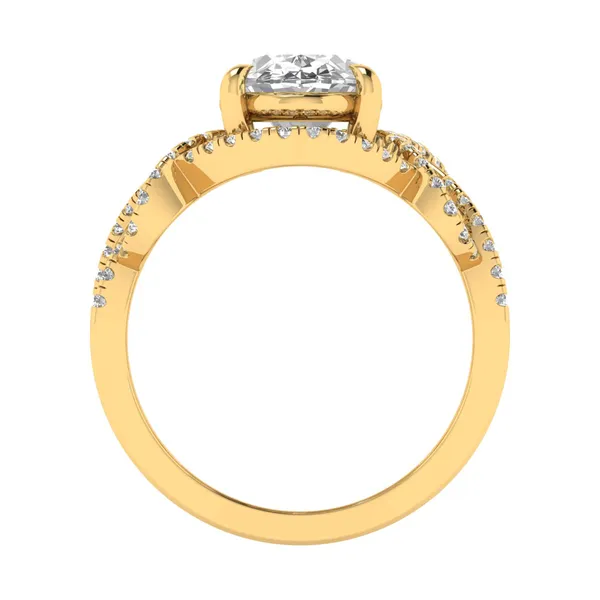 Brilliant Floral Diamond Ring - View 3