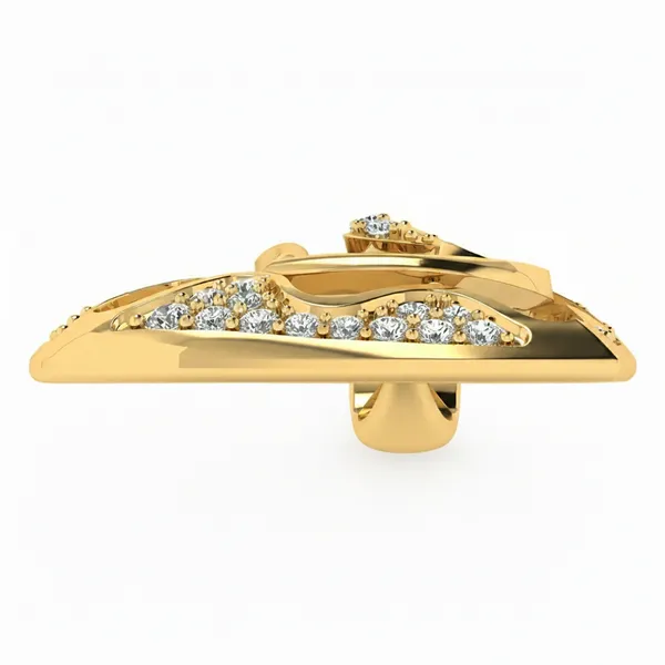Bespoke Solitaire Diamond Pendant - View 4