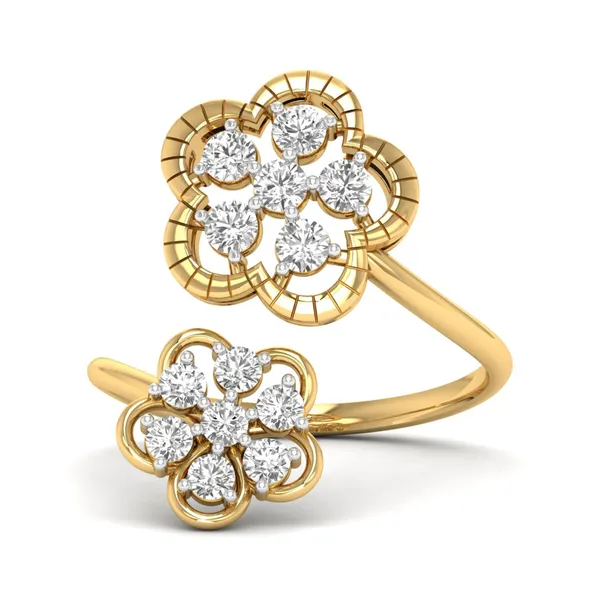 Regal Cascade Diamond Ring - View 2