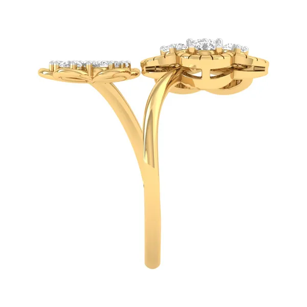Regal Cascade Diamond Ring - View 4