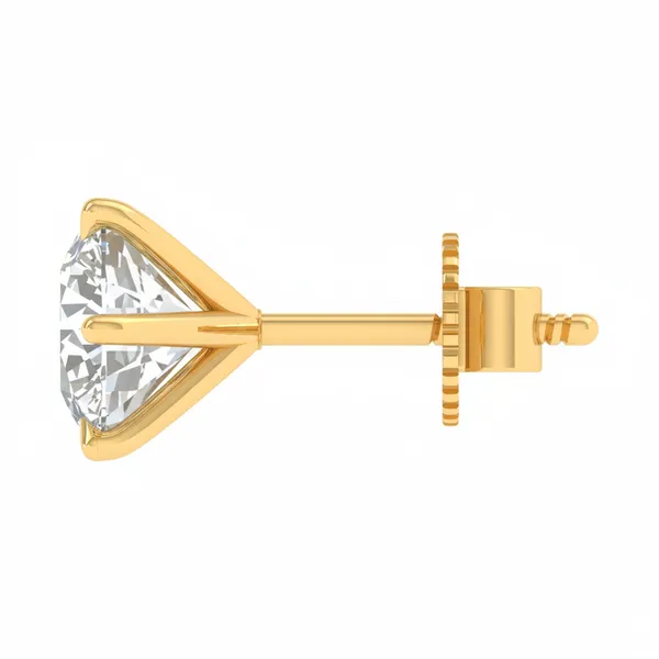 Liora Filigree Solitaire Studs - View 3