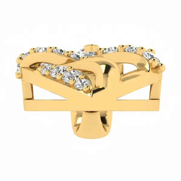Luminous Drop Diamond Pendant - View 4