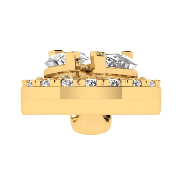 Ravishing Art Deco Diamond Pendant - View 4