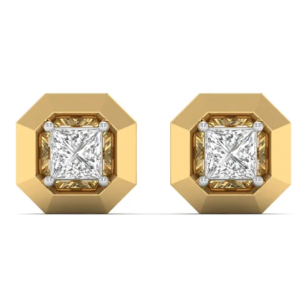 Stellara Solo Stone Earrings - Laboratory-Grown Diamond Earrings