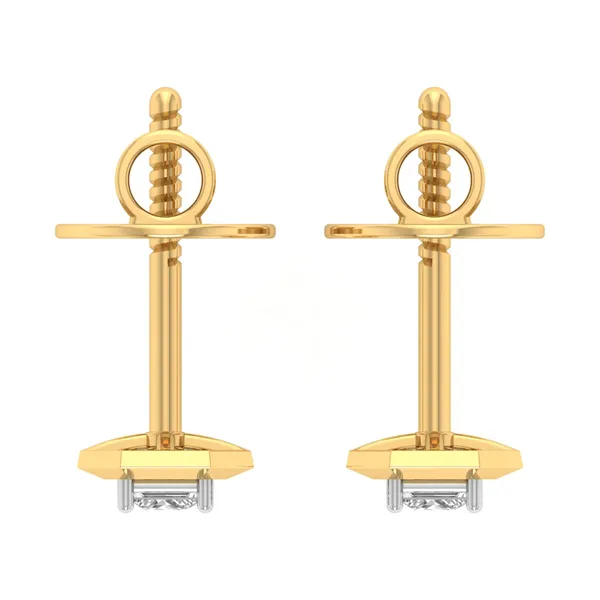 Stellara Solo Stone Earrings - View 4