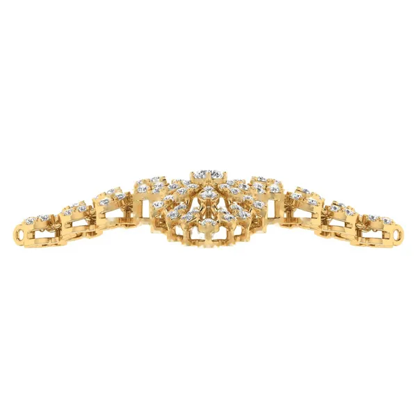 Statuesque Celestial Diamond Mangalsutra - View 4