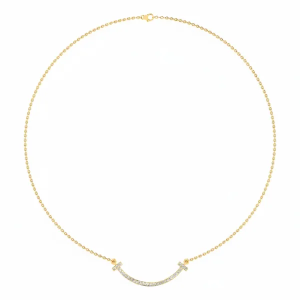 Harmonious Geometric Diamond Necklace - Laboratory-Grown Diamond Necklace