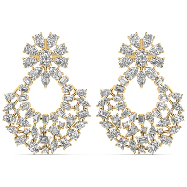Sfavillante Statement Chandelier - Laboratory-Grown Diamond Earrings