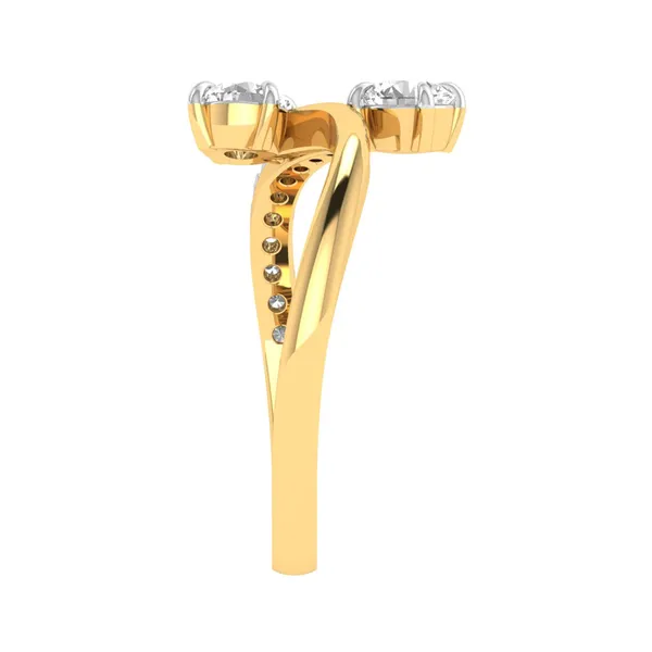 Divine Wrap Diamond Ring - View 4