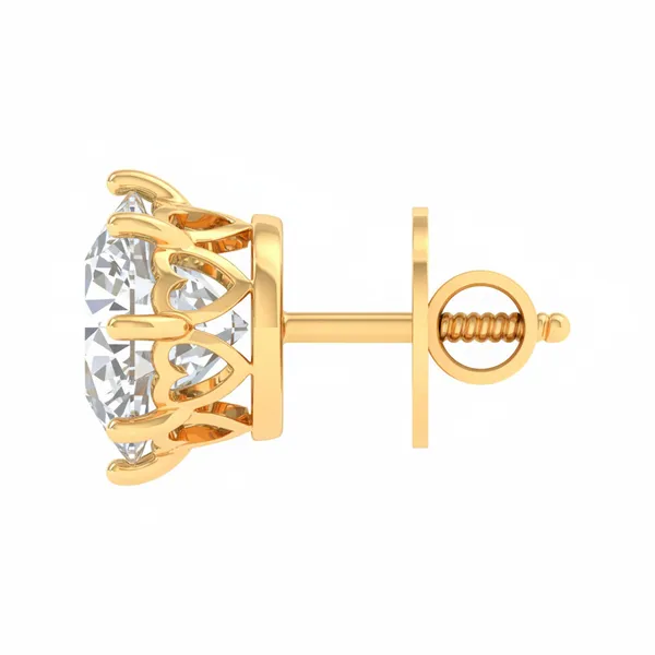 The Halcyon Wreath Solo Stone Earrings - View 3