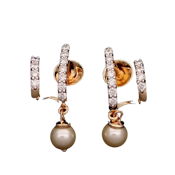 Serene Petal Diamond Earrings MNER1419